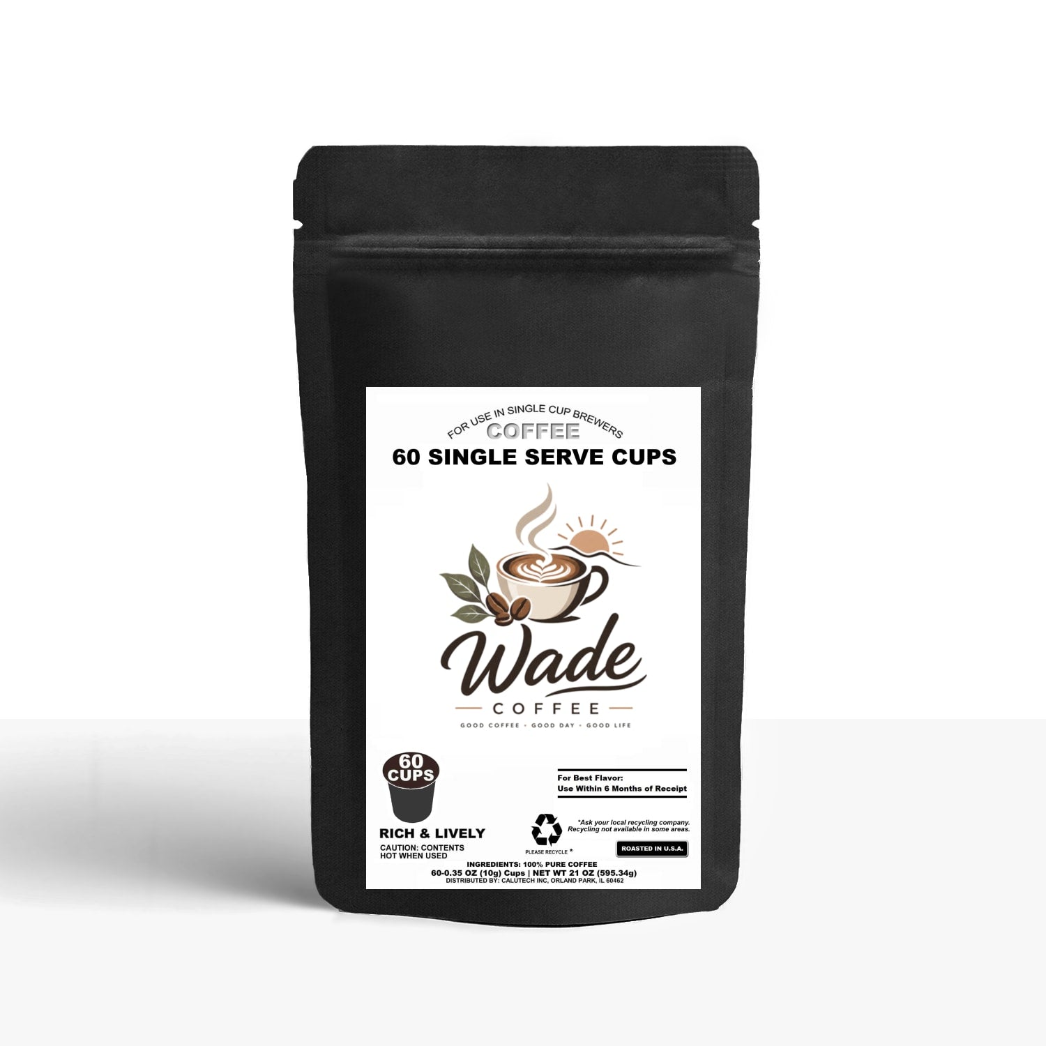 60 Pack Single Serve Coffee Capsules
